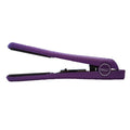 ISO Beauty Spectrum Pro Flat Iron Hair Straightener 100% Solid Ceramic 1.25 Plates with Adjustable Temperature 140-450F (Purple)