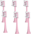 12pcs Replacement Heads Compatible for SOOCAS X3/X3U/X5 Toothbrush Brush Soft Bristle Nozzles(Pink)