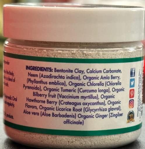 Ayurvedic Organic Mint Sesame Oil Pulling &amp Remineralizing Tooth Powder | Mint Flavored Organic Oral Rinse Mouthwash | Tooth Powder for Instant Teeth Whitening Free Bundle Pack-8 FL Oz (Bottle)