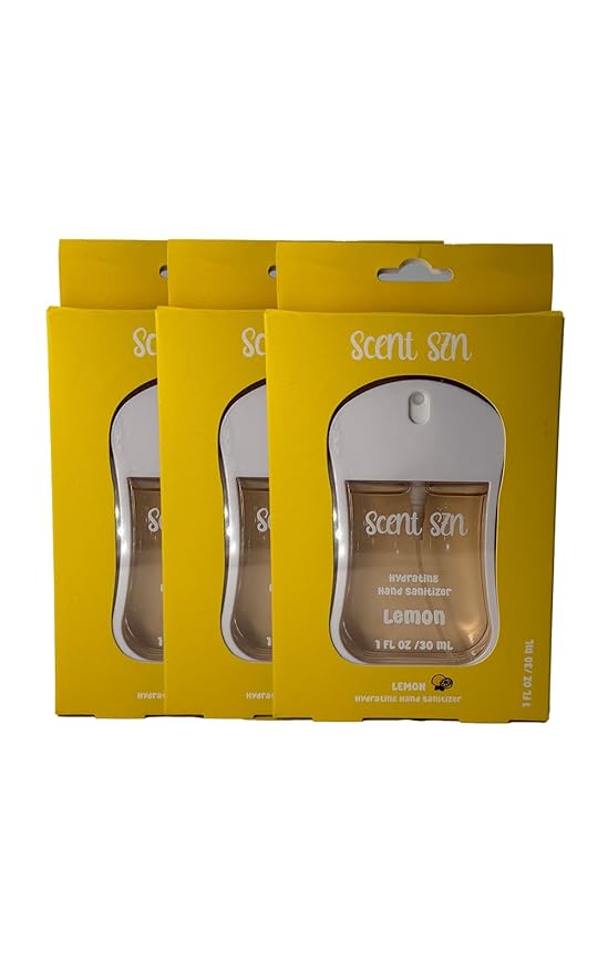 Hydrating Hand Sanitizer (Lemon) (3 pack)