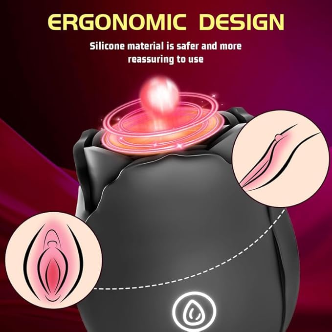 2026 Newly Portable Vibrating Massager -Clitioral Sucker Relaxes Muscles Viboators Toy 10 Modes Couples - for Body and Back Foot Silent Personal for Sports Massage Adult Tools Relaxation XJH-Black51