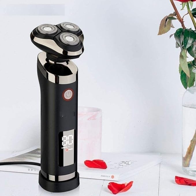 Electric Razor for Men Rotary Electric Shaver Digital Display Rechargeable