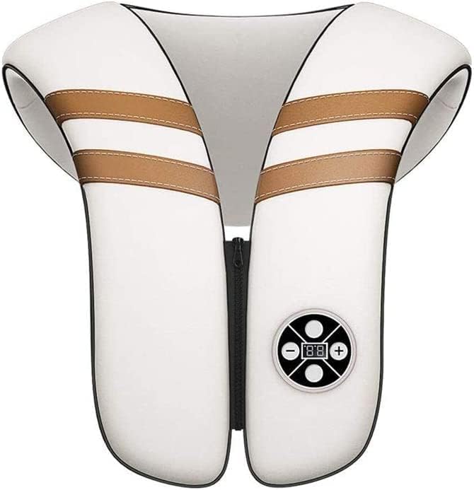 Neck Shoulder Back Massager with Heat - Shiatsu Neck Massager Present for Men/Women/Mom/Dad - Deep Kneading Massage for Neck Back Shoulder Waist Leg Feet and Muscle