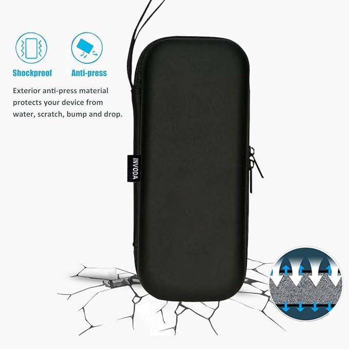 INVODA 6PCS Shaver Replacement Heads Compatible with Micro Touches Solo Trimmer Bundle with 1 Shaver EVA Storage Case