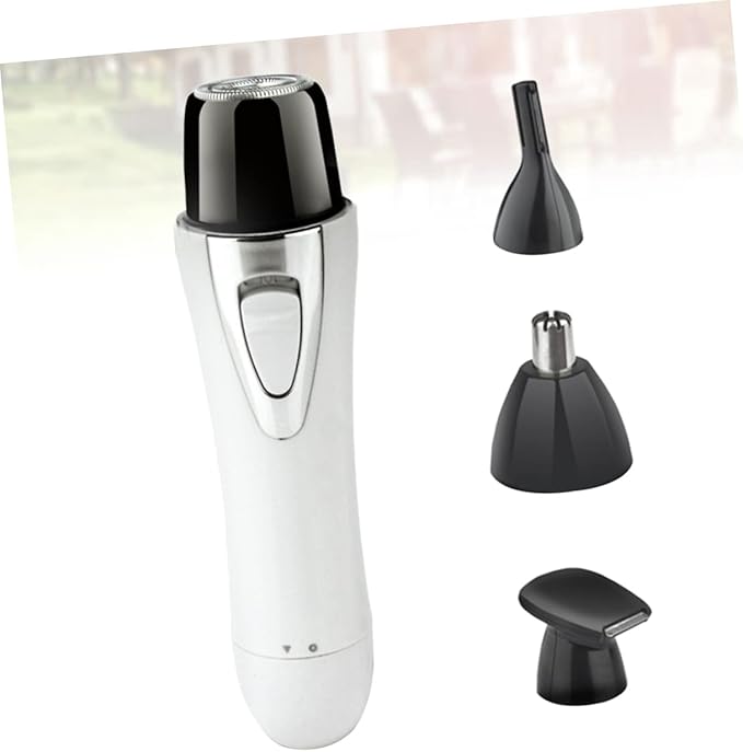 3pcs Men Rechargable Nose Hair Trimmer Electric Face Shaver Fashion Nose Hair Cutter Safe for Genders