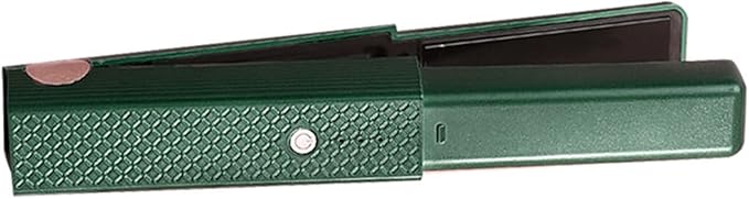 Hair Straightener Curling Flat Iron Quickly Heating Hair Straightener Curler for Short Hair Curls Bangs (Green)