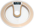 Sonew Digital Weight Scal Round Intelligent Electric Digital Weight Body LCD Display Scale High Scale(Gold)