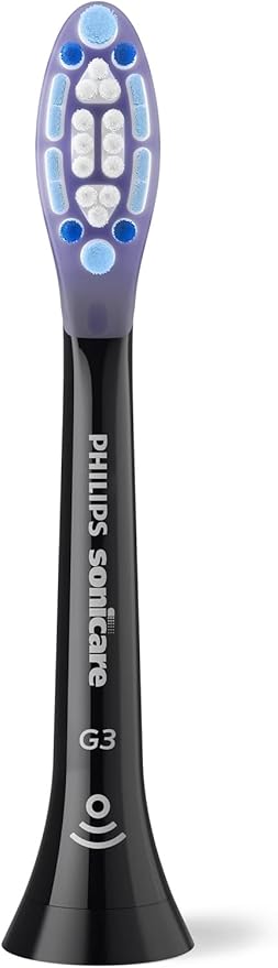 Philips Sonicare G3 Premium Gum Care Original Replacement Toothbrush Heads Black 2-Pack HX9052/88
