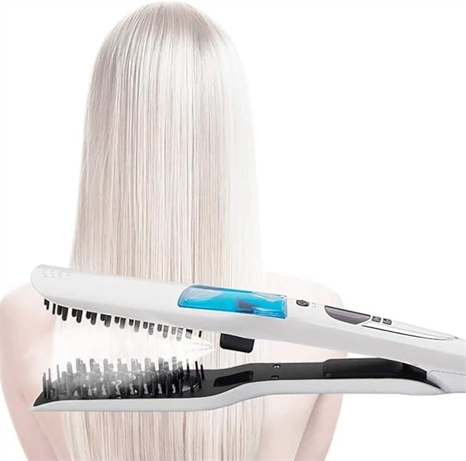 Hair Straightener Hair Straightening Iron with Ceramic Plate LCD Display and Adjustable Temperature Heats Up Fast Suitable for All Hair Types