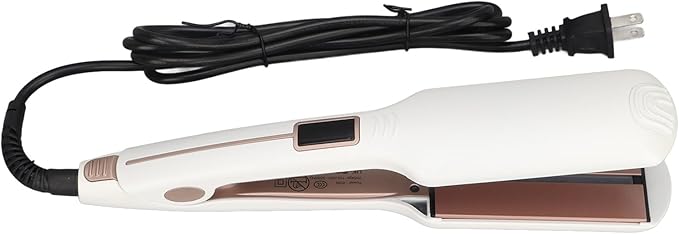 Professional Hair Straightener Fast Heating Flat Iron for Hair Iron Easy Versatile Design Lightweight Suitable for Travel Abroad Infrared Straightener to Remove Frizz