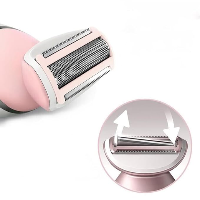 BRL140 Replacement Head Compatible with Philips Advanced Women's Electric Shaver BRL140 BRL130 Wet/Dry Ladyshave Trimmer Razor Foil Blade and Base(Pink)