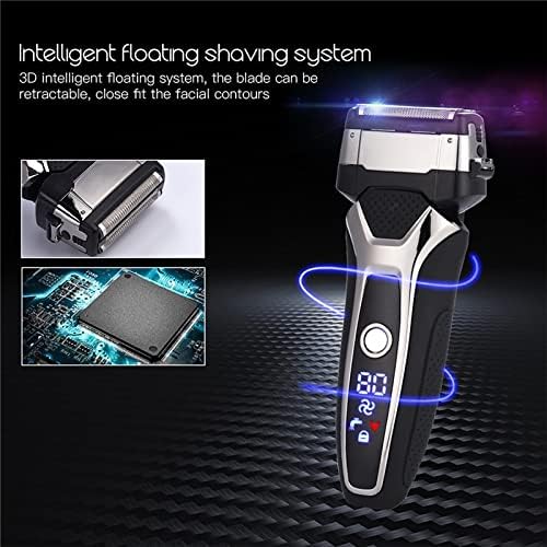 Electric Razors for Men Electric Shaver Rechargeable 3D Floating Blade Beard Trimmer Men Washable Razor Professional Shaving Machine
