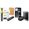 Philips Norelco Travel Groom Duo includes Compact Shaver + OneBlade 360 with Connectivity Face + Body Electric Beard Trimmer Shaver and Body Groomer with 5in1 Comb Body Attachment Travel Case