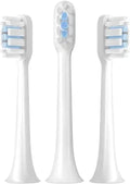 Compatible for Xiaomi Mijia T301 T302 Sonic Smart Electric Toothbrush Head Brush Spare Pack Replacement Parts(3 pcs White)