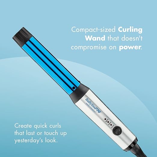 BaBylissPRO® Nano Titanium™ COMPACT TOOLS deliver full power in a compact size - deep waver hair dryer hot air brush paddle brush wand