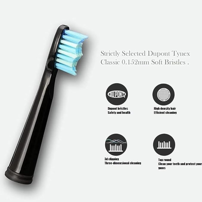 4/8/12/16 Pcs Replacement Brush Heads Compatible with Seago Compatible with Fairywill Electric Toothbrush Head Dupont Bristle Brush Refill Tooth Clean(12 Pcs Pink)