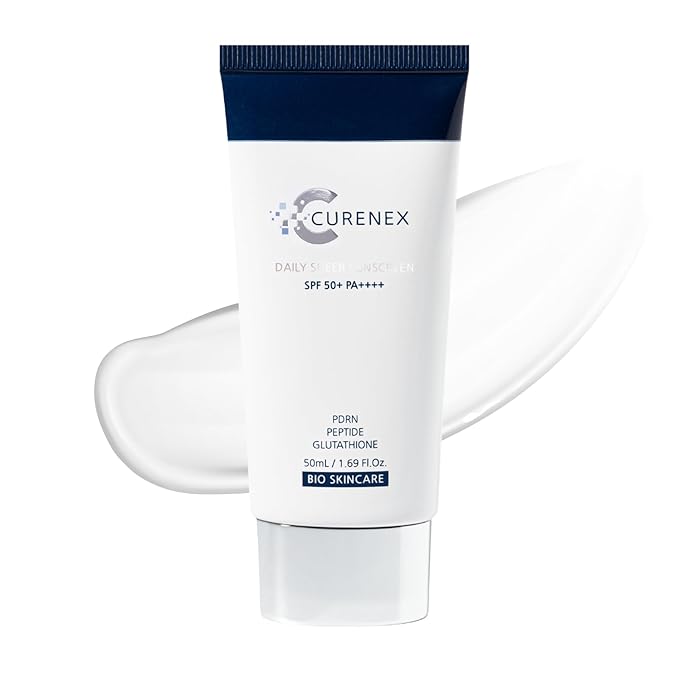 Daily Sheer Sunscreen SPF50+ PA++++ provides comprehensive protection against UVA+UVB rays while revitalizing skin with PDRN and multi-peptide complex. (1.69 fl.oz.)