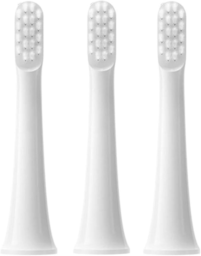 Toothbrush Replacement Heads Compatible for Xiaomi Mijia T100 Mi Smart Electric 2 Color(White 3pcs)