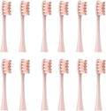12PCS Replacement Tooth Brush HeadsCompatible for Oclean X/X PRO/ Z1/ F1/ One/Air 2 /SE Soft Toothbrush Cleaning(12pcs Pink)