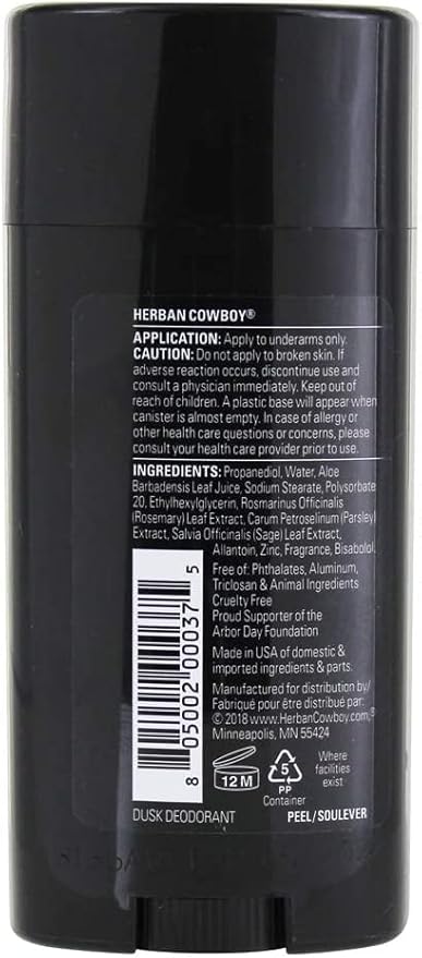Herban cowboy DUSK deodorant 3-pack