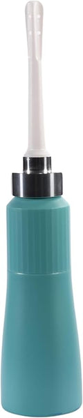 Natural Vaginal Douche Bottle - Vaginal Douche for Women Free of PVC &amp Phthalates &amp BPAs Compatible with DMSO / MMS 12 FL Oz Teal Blue