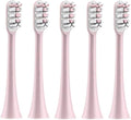 Compatible for Xiaomi SOOCAS Brush Head X3 X5 X3U X1 V1 V2 SOOCARE Replacement Head Bristle Sonic Electric Nozzles with Anti-dust Cap Clean(5pcs Pink)
