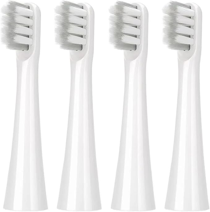 Replacement Electric Toothbrush Heads Compatible for EX3 SO4-16PCS(4pcs White)