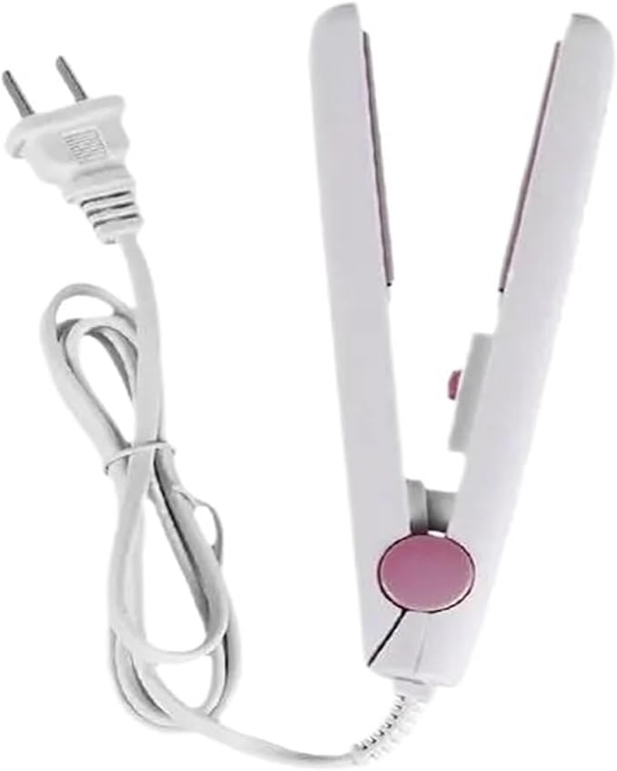Straightening Wand Fit for Floating Panels Convenient Electric Hair Straightener Iron Portable for Curler Styling Tools Straightener(Pink)