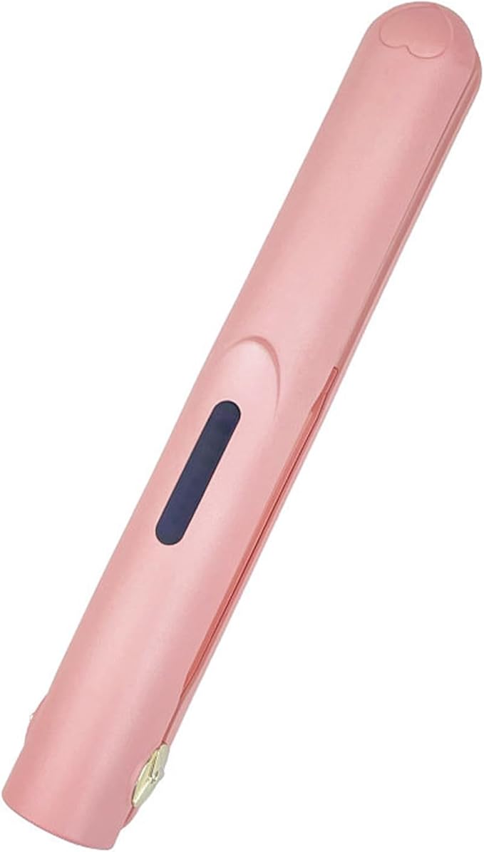 Small Travel Friendly Hair Straightener Multipurpose for Styling Adjustable Temperature Control Automatic Shutoff Curling and Straightening Iron