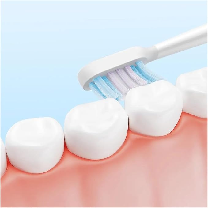 Compatible Electric Toothbrush Head T501/T501C Full Effect Bright White Clean Caring Replace Teeth Heads 2/4 PCS(4pcs Black)