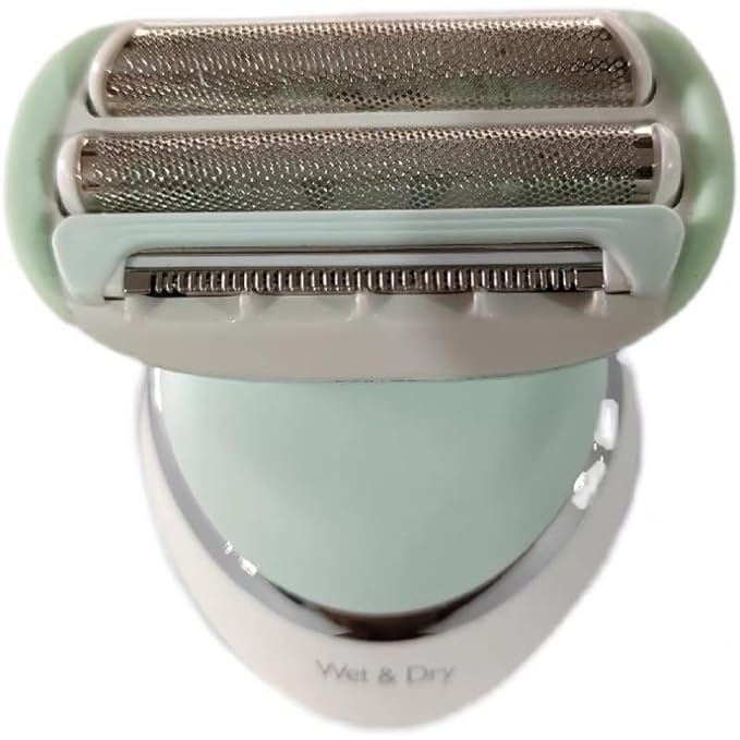 Replacement Hair Removal Outer Foil + Inner Blade + Knife Holder for BRL170/50BRL180BRL160 Women't Electric Shaver Razor Cutter Head Kits Accessory (Green)