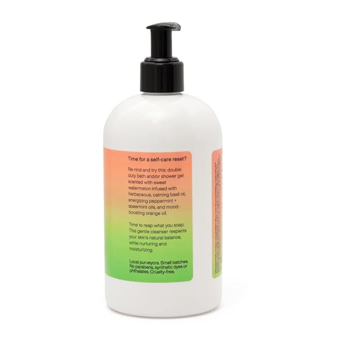Not Soap Radio watermelon basil mint | bath/shower gel | farm to bottle
