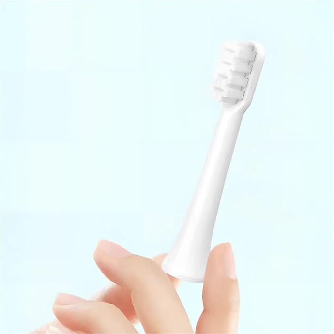 Compatible For Xiaomi Electric Toothbrush HeadCompatible For MijiaSonic T100 Replacement Brush Head MES603 Soft Bristle Universal(T100-PK-6Pcs)