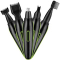 QIYUDS Nose Hair Trimmer - 5 in 1Professional Painless Eyebrow and Facial Hair Trimmer for Men and Women USB Rechargeable Ladies' Eyebrows Trimmer Waterproof Dual Edge Blad