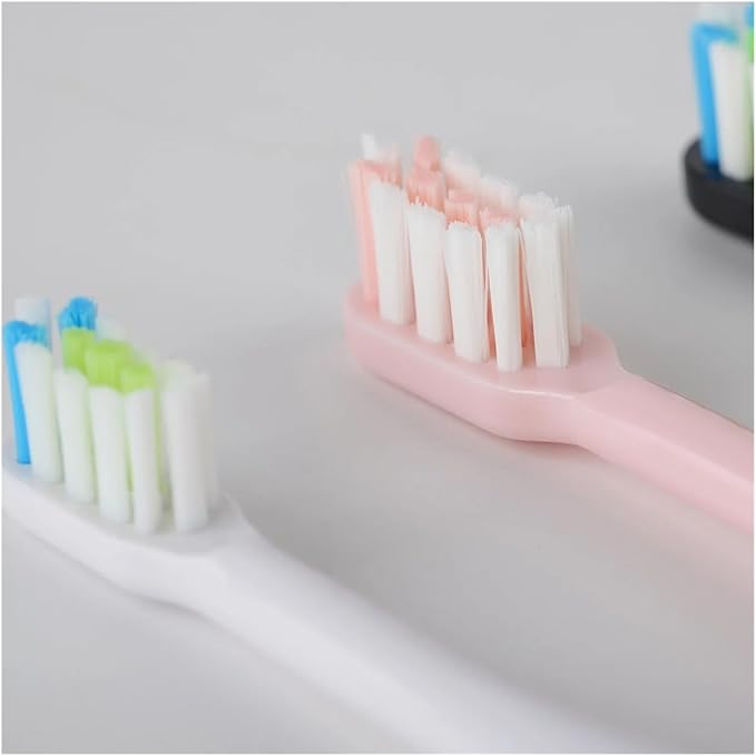 Replacement Brush Heads Compatible for X3U/X3Pro/X5/V1/D2/D3 6/12pcs Bristle Electric Toothbrush Sealed Packed(SHUSHI-PK-6PCS)