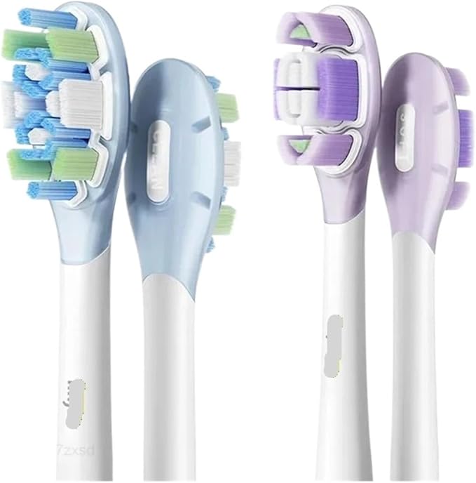 Electric Toothbrush Brush Head Compatible for Mijia Sonic Vibration Pro 4 Brushing Modes IPX8 Waterproof(Clean Version)