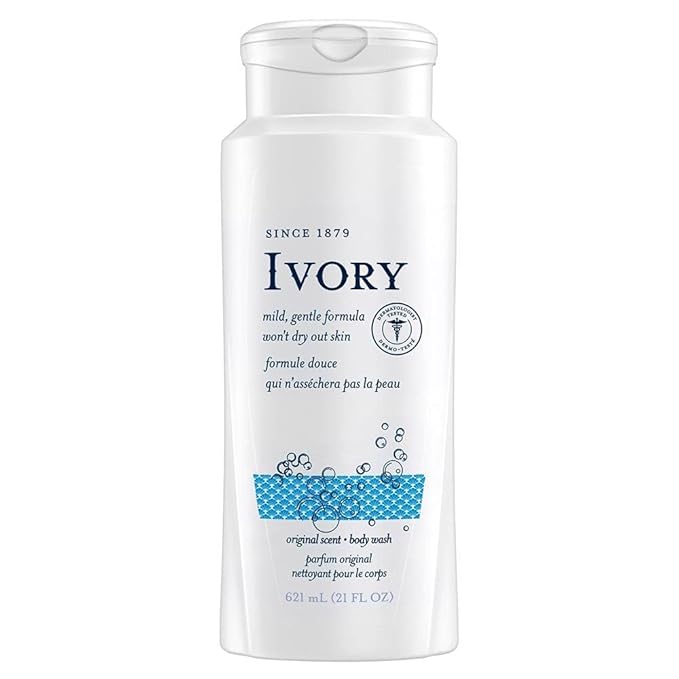 Ivory Original Body Wash 21 oz (Pack of 5)
