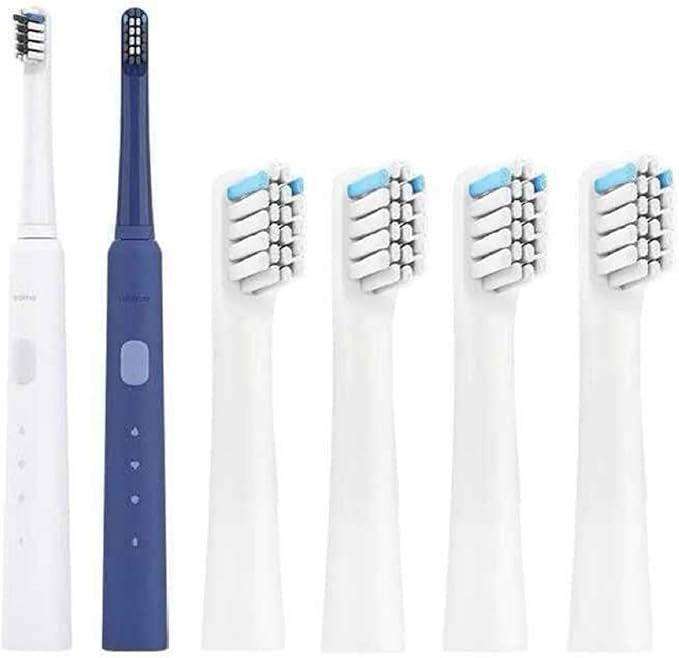 Toothbrush Replacement HeadsCompatible for Realme N1 N2 RTX2103 SN301 Soft Bristle Nozzles(10PCS)(10pcs Blue)