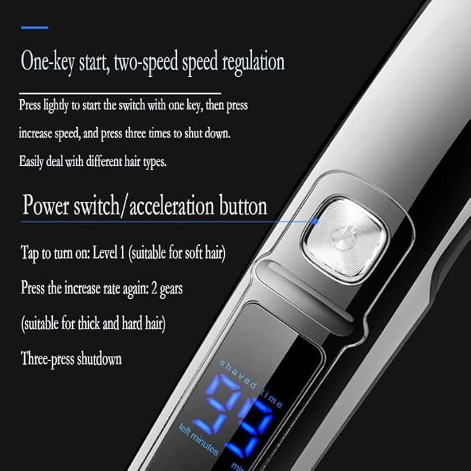 Hair Clipper Trimmer 6in1 facial grooming set hair trimmer waterproof electric shaver hair clipper men eyebrow nose ear trimer beard stubble trimmer