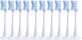 Brush HeadsCompatibility for Xiaomi Mijia T300/T500 10Pcs Replacement Electric Toothbrush Nozzles Clean Protect Soft Dupont Bristle(10pcsBlue-L)