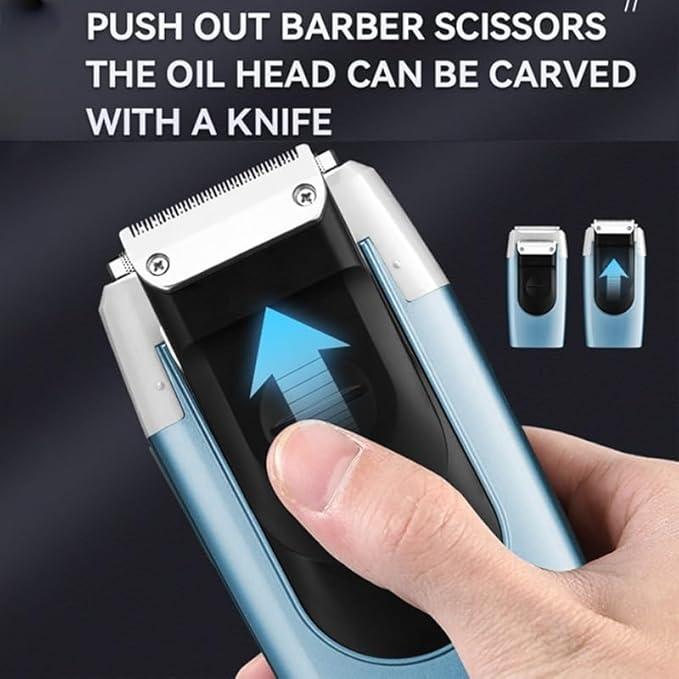 Electric Razors for Men 3-Speed Motor Hair Beard Electric Shaver for Men Rechargeable Razor Bald Head Shaving Machine with Extra Mesh