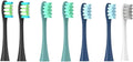 Compatible for Oclean - 7pcs Replacement Brush Heads Fit Flow/X/X PRO/Z1/F1/One/Air 2/SE Soft Dupont Bristle Vacuum Packaging(4 Colors-1)