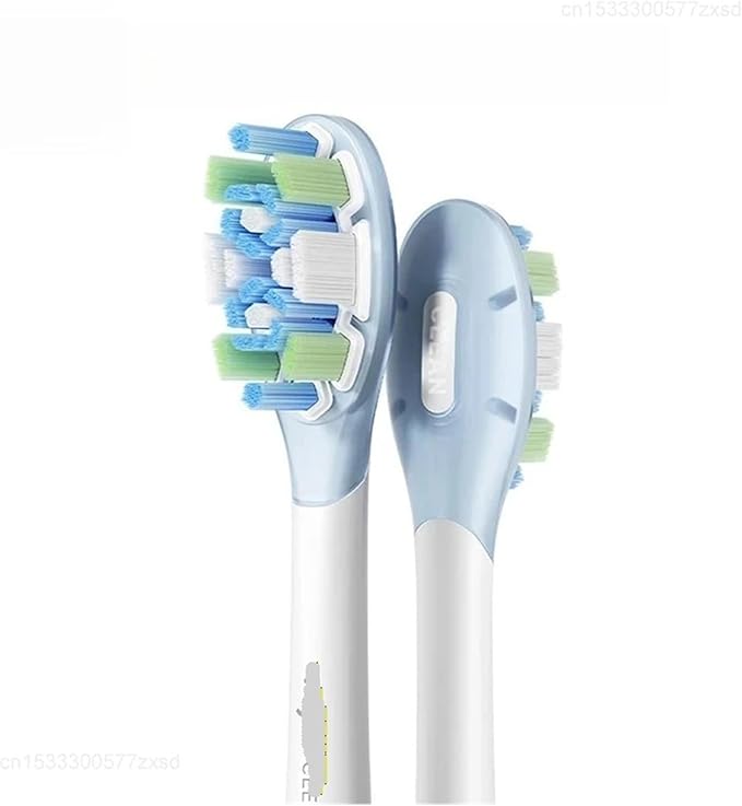 Original Replacement Brush Heads Compatible for XIAOMI Mijia Electric Toothbrush MES609/MES610 Pro Sonic Sweep Vibration Head(Standard 3 pcs)