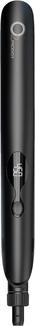 Titanium Ceramic Hair Styler – O2PRODIGY Linear Dynamical Design Flat Iron with Rounded Body 11 Heat Settings Gun Titanium Plates Auto Lock &amp Universal Voltage Hair Straightener by O2.