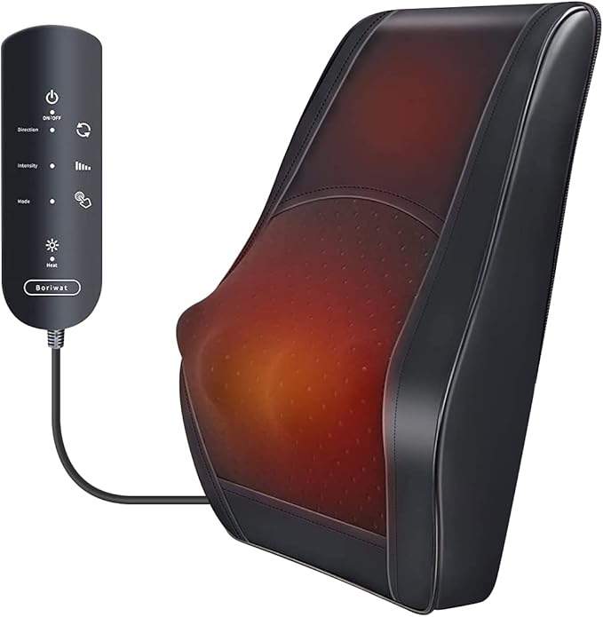Boriwat Neck Back Massager with Heat Massage Neck Back Machine Gifts for dad mom