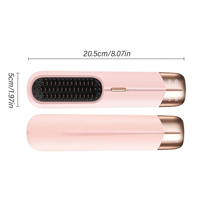 Hair Straightening Brush Styling Tool Hair Straightener Brush Convenient Electric Hot Comb Hair Straighteners