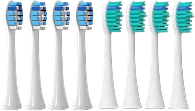 Compatible for Philips Sonicare Toothbrush Brush Head Replacement Heads HX3/HX6/HX9 Series HX3210/3211/6150/6500/6510/6530/9342/6730(4P3 4P4)