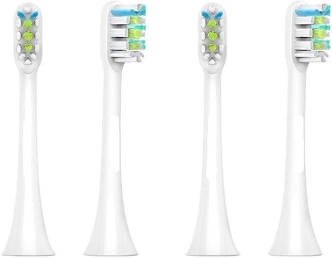 Compatible for SOOCAS Electric Toothbrush Heads Replacement X1 X3 X3U X5 Teeth Brush(White 4 pcs)