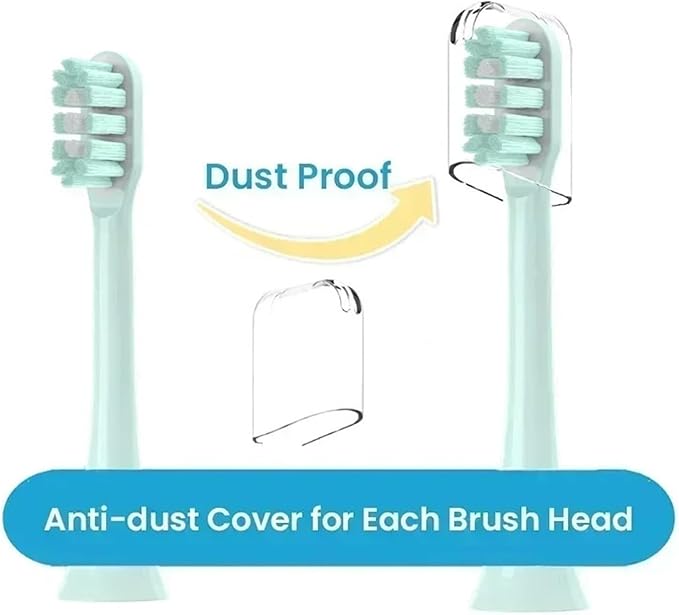 4/6PC Sonic Electric Toothbrush Heads Compatible for X3/X3U/X5 Soft Bristle Brush Vacuum Sealed Packed(4Purple)