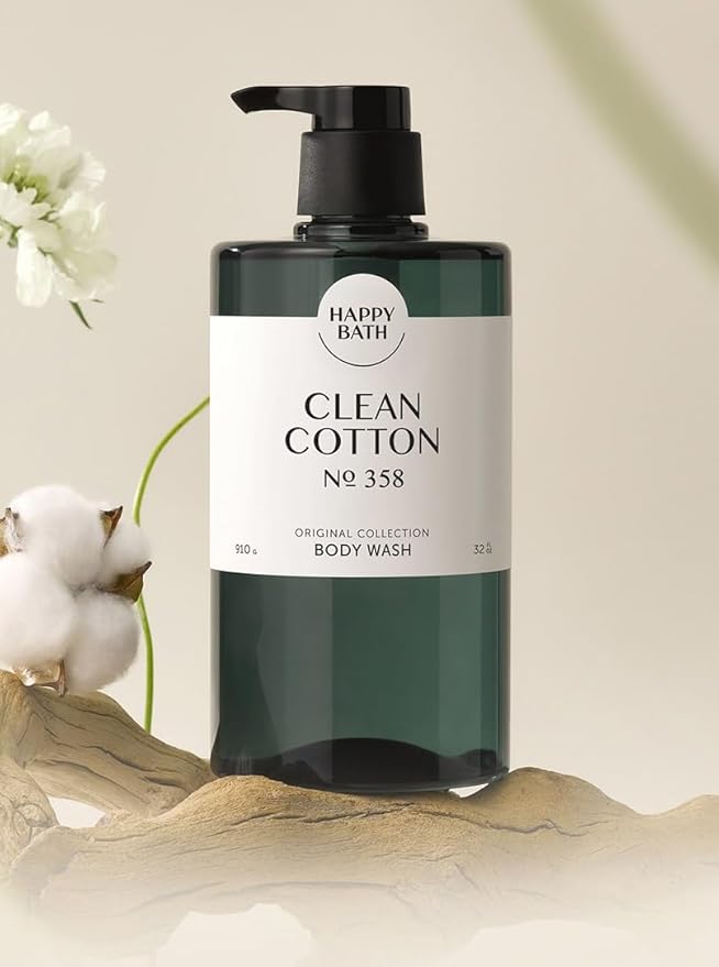 ZEESOON Happy Bath Original Collection Body Wash No 358 Mild PH formula Clean Cotton (910g 32 oz)